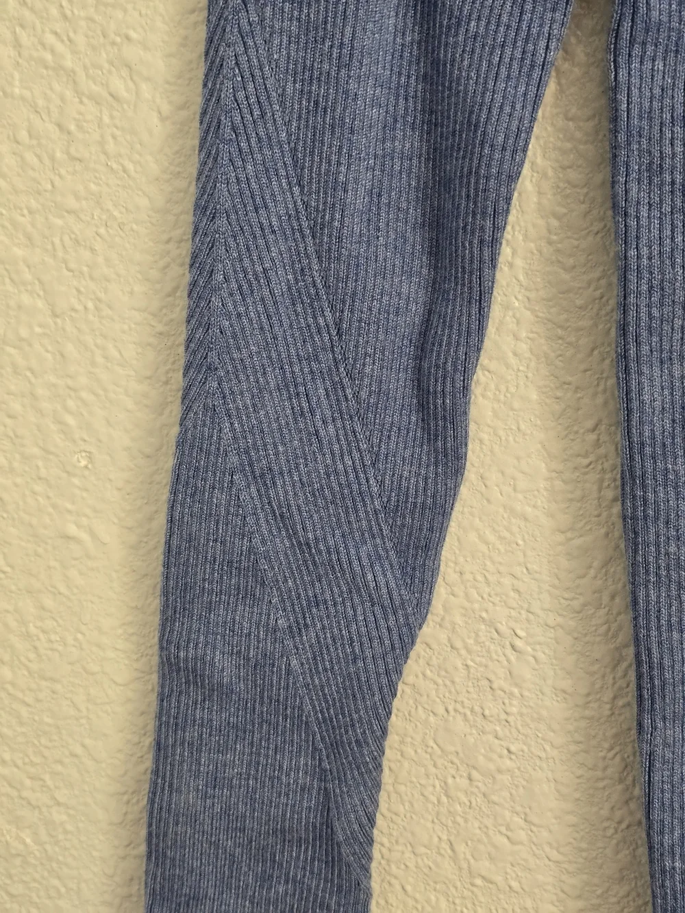 Nine West Light Blue Ribbed Crew Neck Sweater